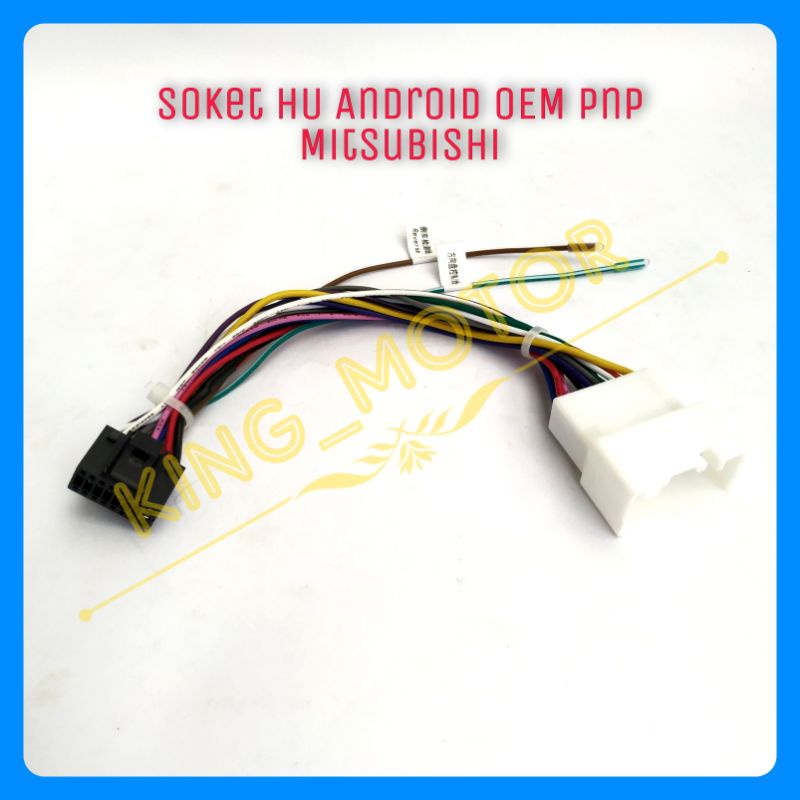 Soket Kabel HU Android OEM PnP Toyota/Nissan/Suzuki/Mitsubishi/Honda