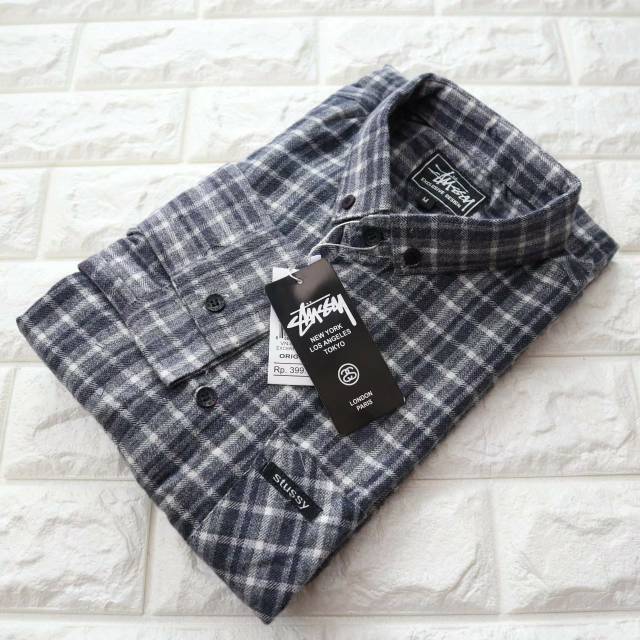 Jual Kemeja Flanel Pria Distro Quicksilver Stussy Dickies Di Lapak Youra Shop Bukalapak