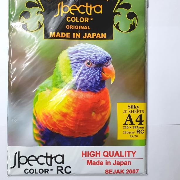 

➮ Proffesional Silky Photo Paper 260Gsm Spectra ☄