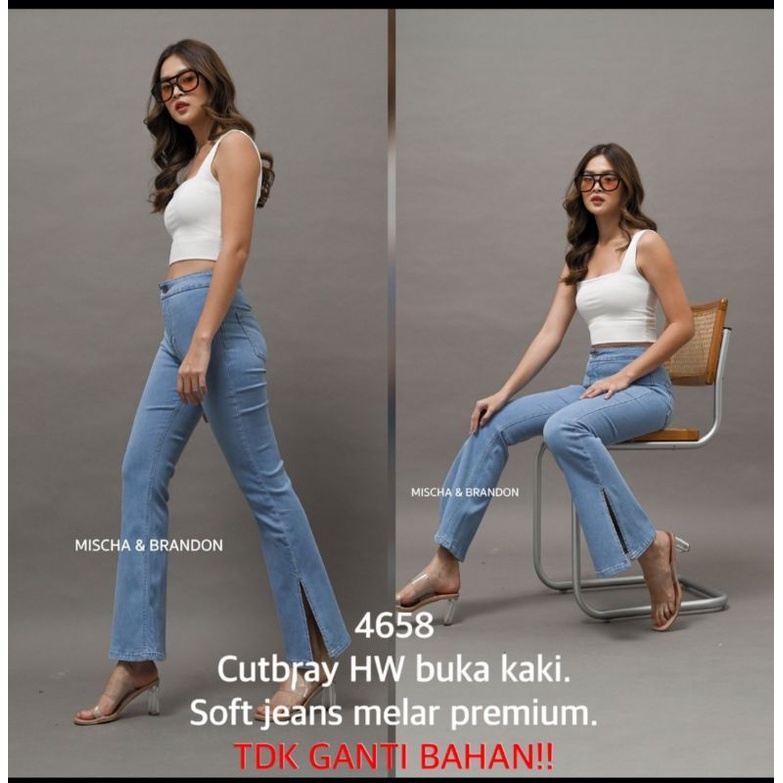 JEANS CUTBRAY PREMIUM M&B BUKA KAKI BAWAH