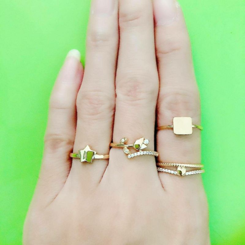 Cincin variasi mix kadar 375