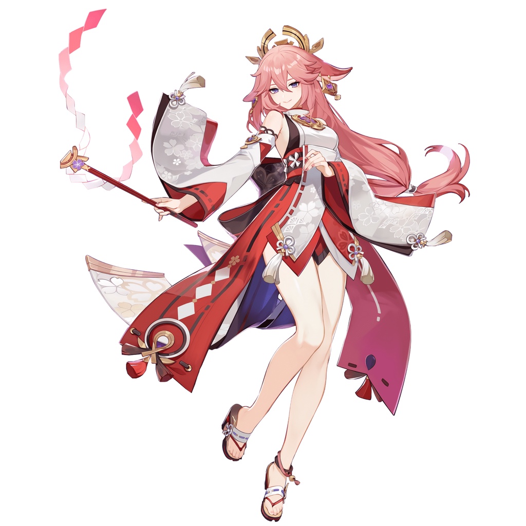 Yae Miko - Genshin Impact | Action Figure Akrilik