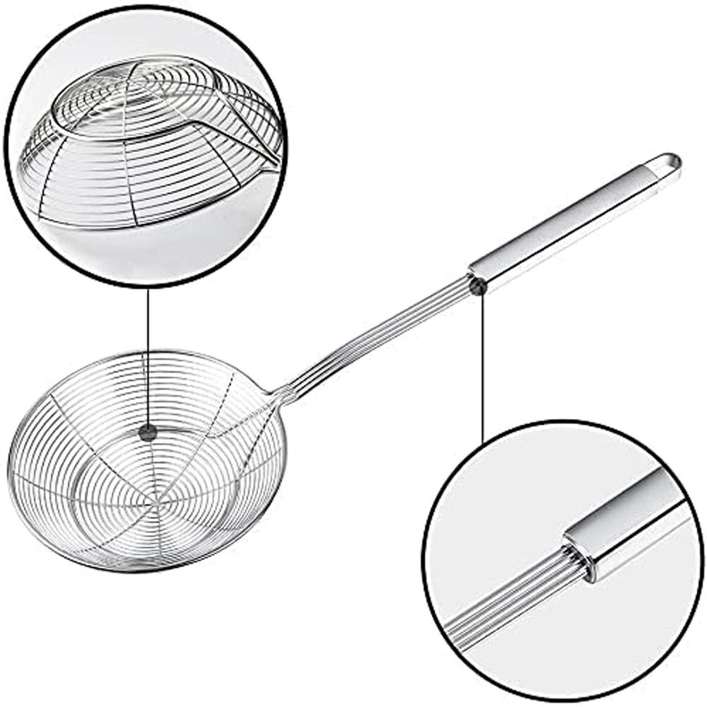 Solighter Wire Skimmer Spoon Cookware Alat Masak Saringan Gorengan Colander