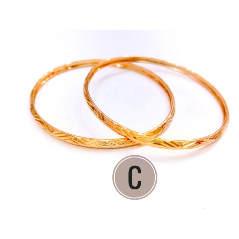 gelang bangle pipih