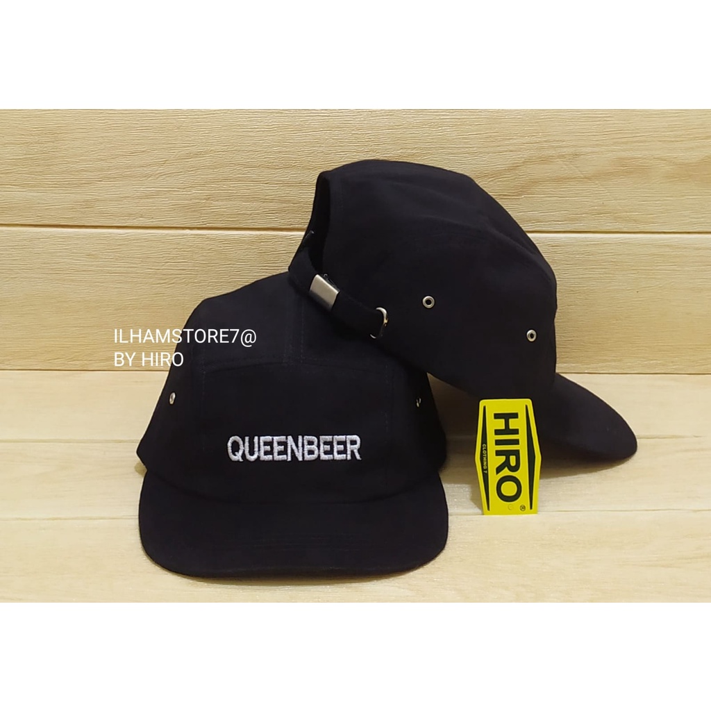 [COD]Topi Snapback Bordir Quenber Lima panel New Model/Topi Distro Pria/Topi Hip-Hop Terlaris