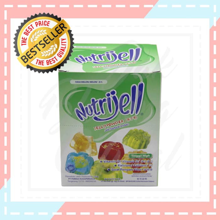 

Nutrijell jelly Powder Rasa Melon 15gr/sc