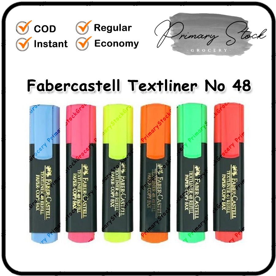 

Highlighter Faber Castell Textliner Castel Penanda Stabilo No 48