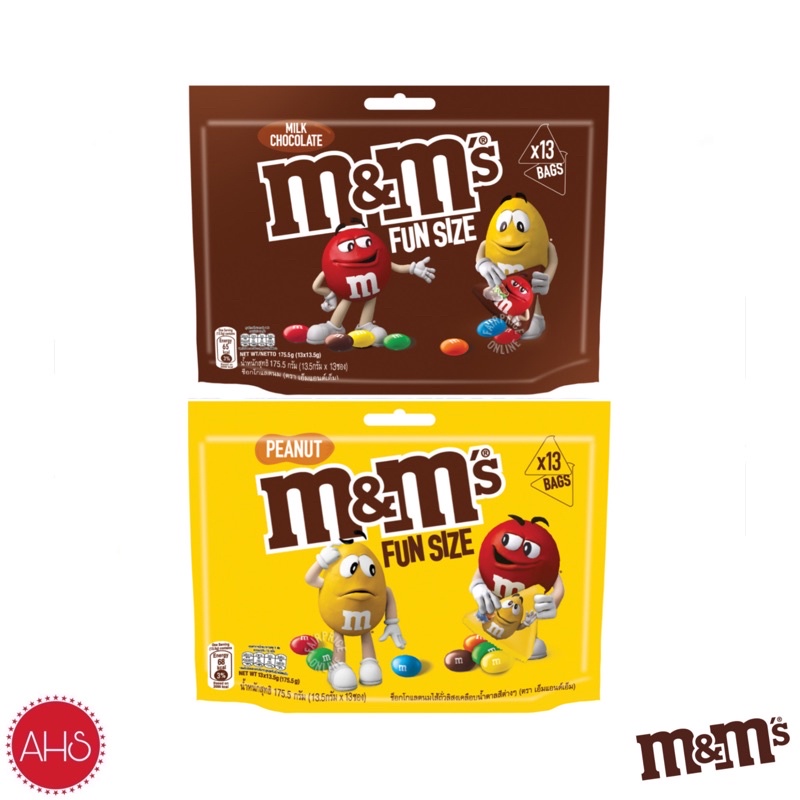 

M&M's Chocolate Candies Funsize - Milk & Peanut