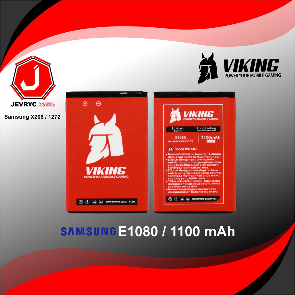 VIKING Baterai Samsung GT-E1272 - E2652 - C3300 - C3303 - X208