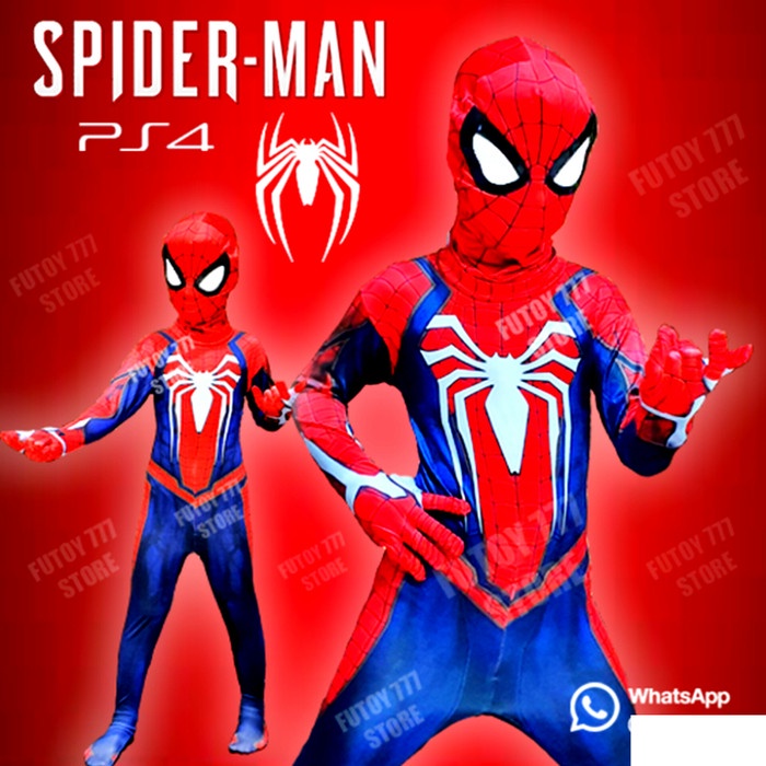 baju spiderman anak kostum superhero anak kostum spiderman anak - BungkusKado