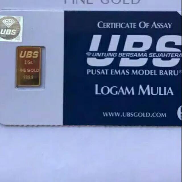 UBS Logam Mulia 1 Gram