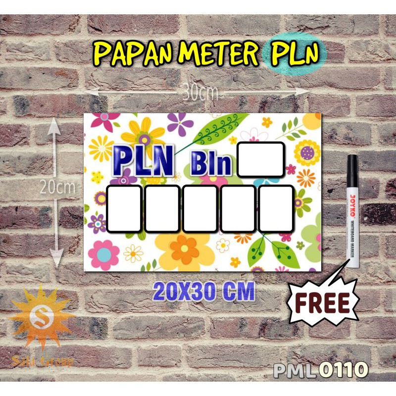 

Safa Papan Meter Listrik PLN PAM motif Unik - Floral 10