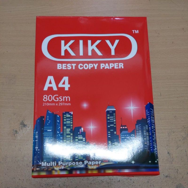 

(50 Lembar) Kertas HVS A4 80GR KIKY / Kertas Print A4 80gr