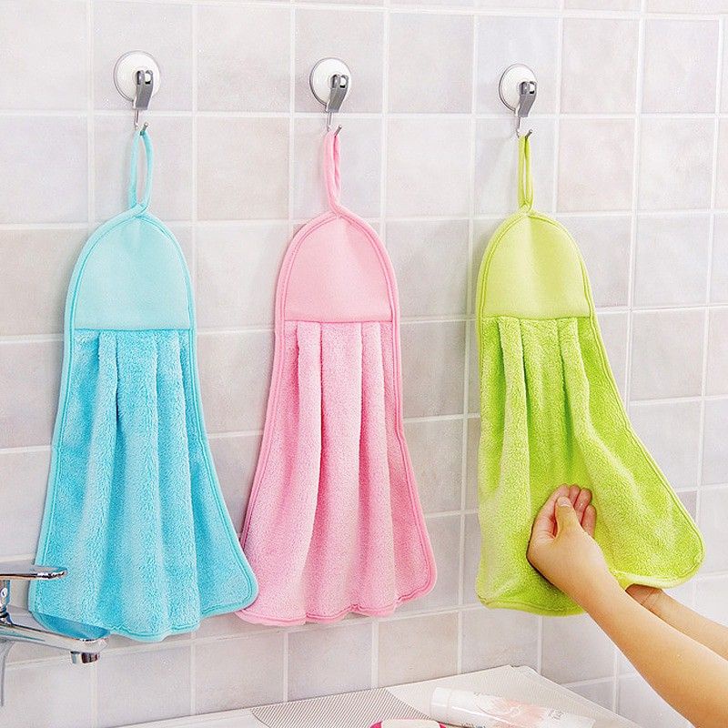 Lap Tangan Handuk Polos Kain Lap Gantung Dapur Hand Towel Serbaguna Handuk Pengering