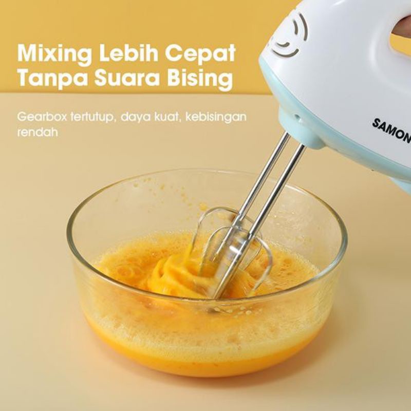 Samono SW-MK01 Electric Mixer Pengocok Telur Elektrik Multifungsi