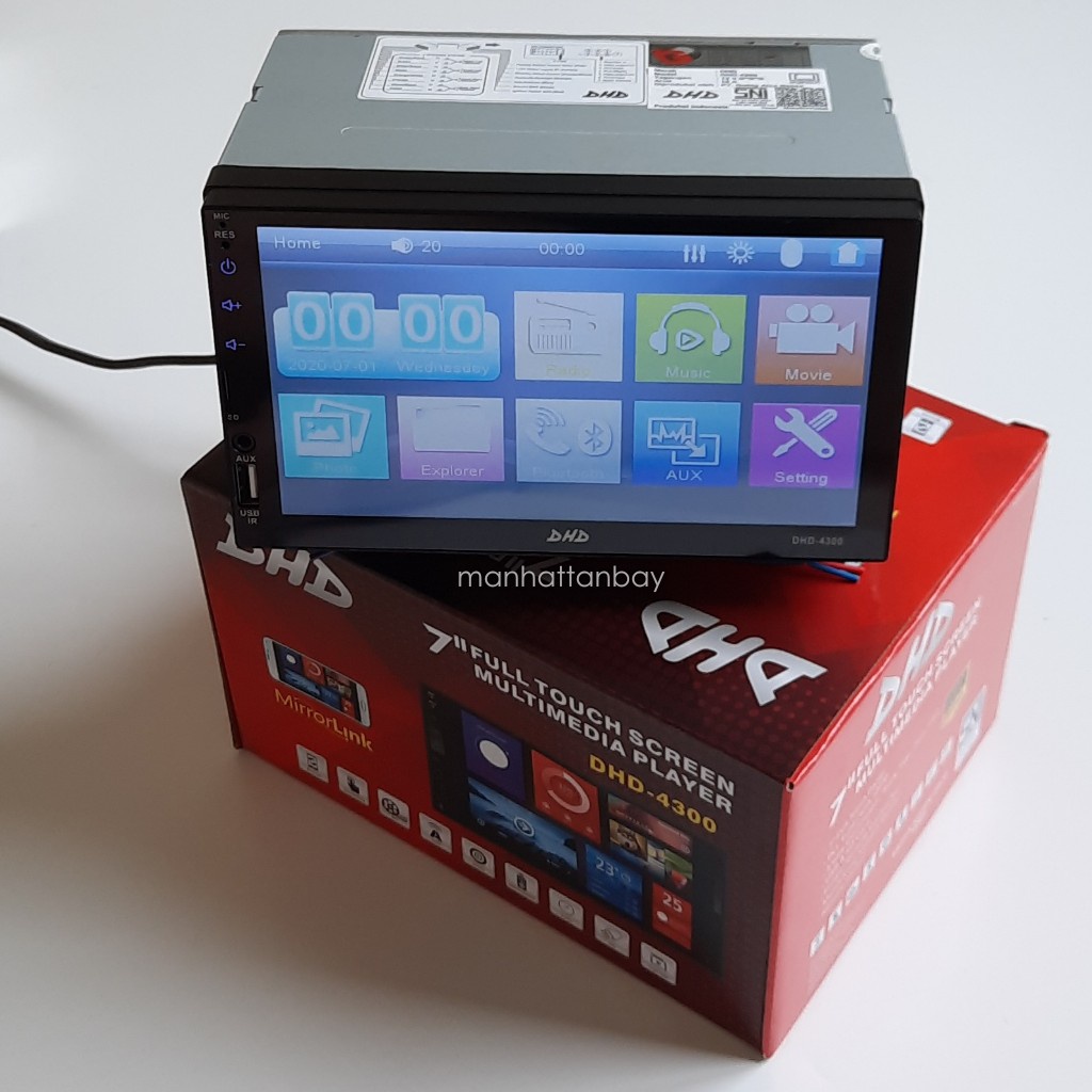 Double Din Headunit MP5 Player DHD-4300 Bodi Panjang