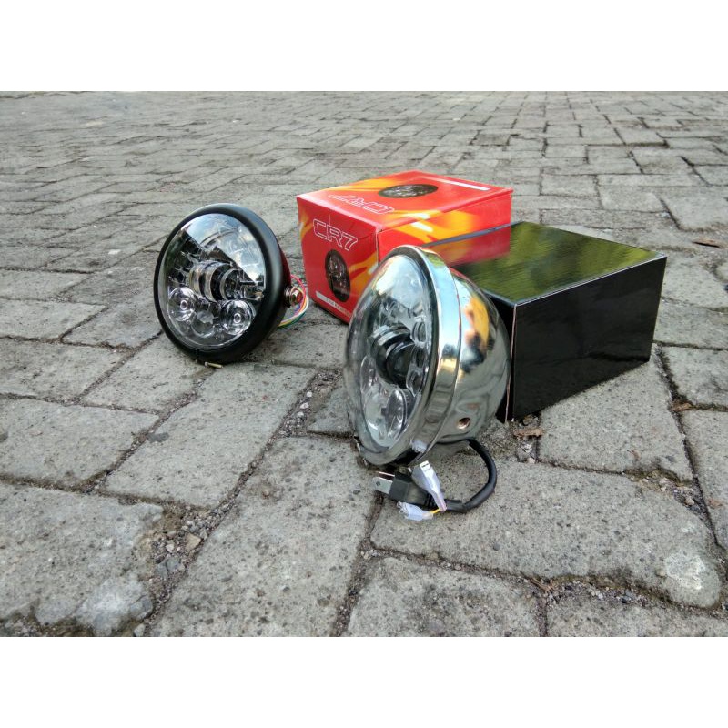 Daymaker 5,75inch import dus hitam set batok l2g cb125 ,7inch set batok tirev