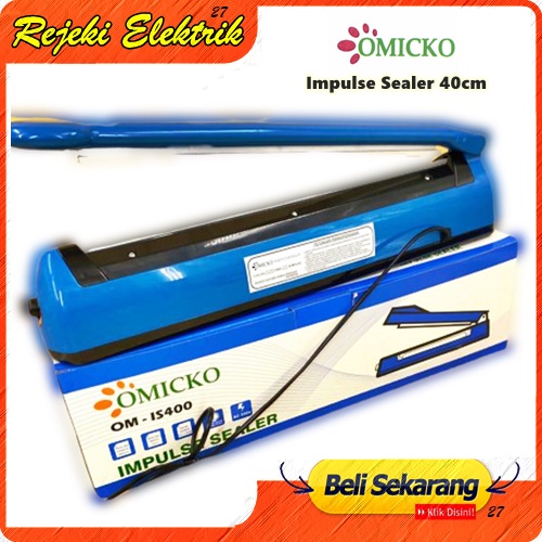 OMICKO Mesin Press Plastik Impulse Sealer 40cm Plastik - Murah Berkualitas