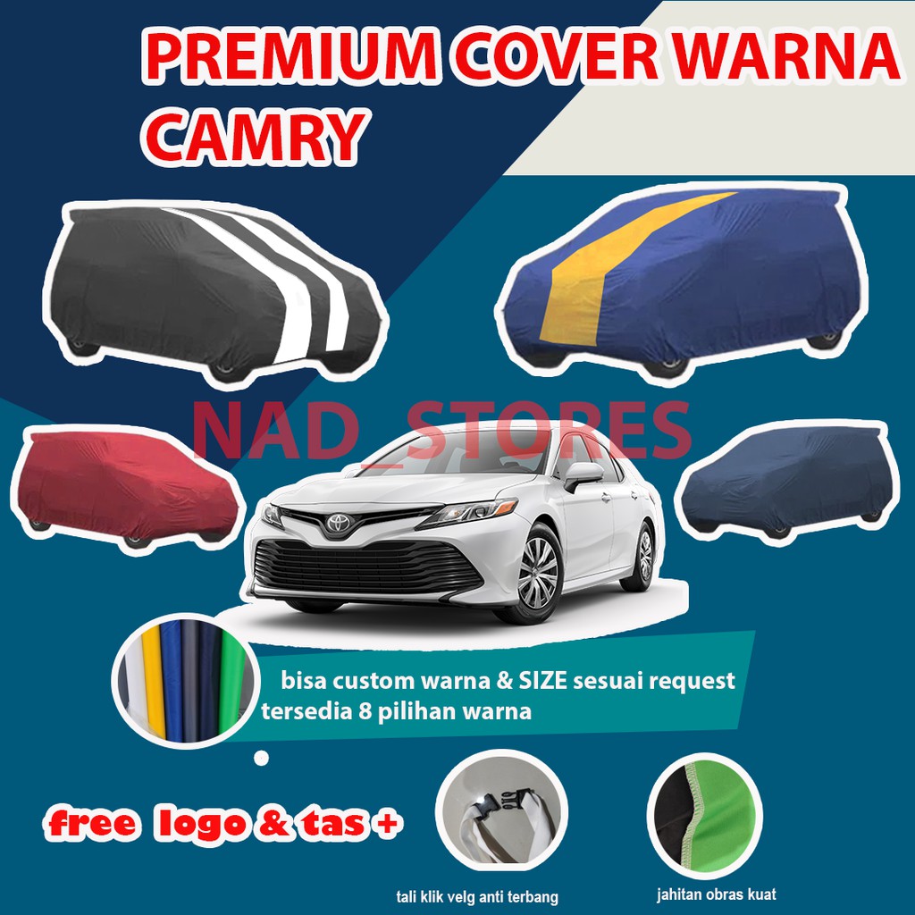 PREMIUM CAMRY Cover Mobil Camry / Sarung Mobil Premium sedan toyota Camry