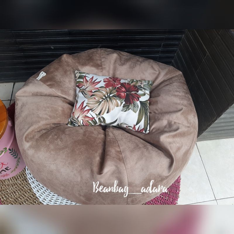 beanbag bulat suede xl