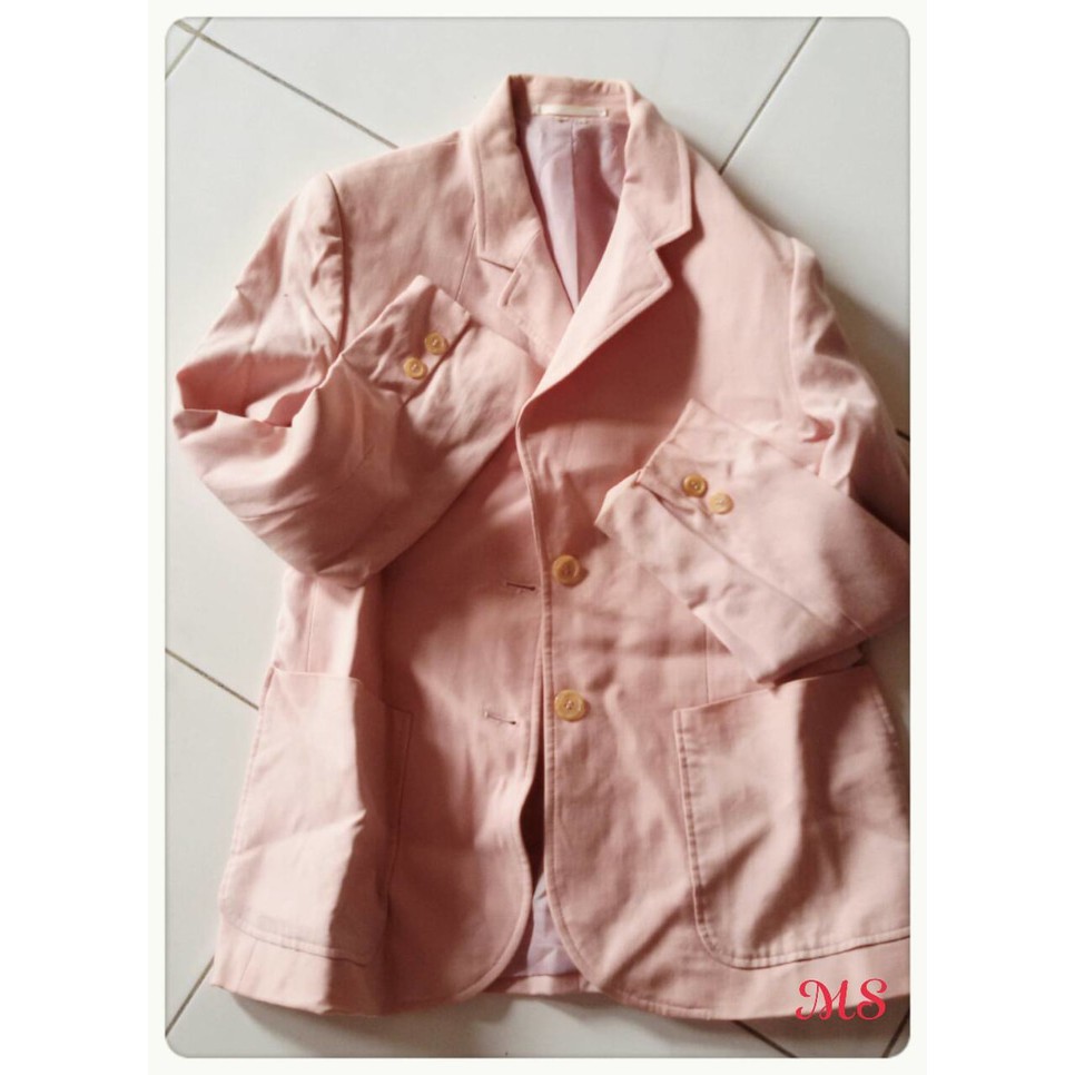 ORIGINAL - JAS KERJA WANITA/JAS KANTORAN PINK MUDA