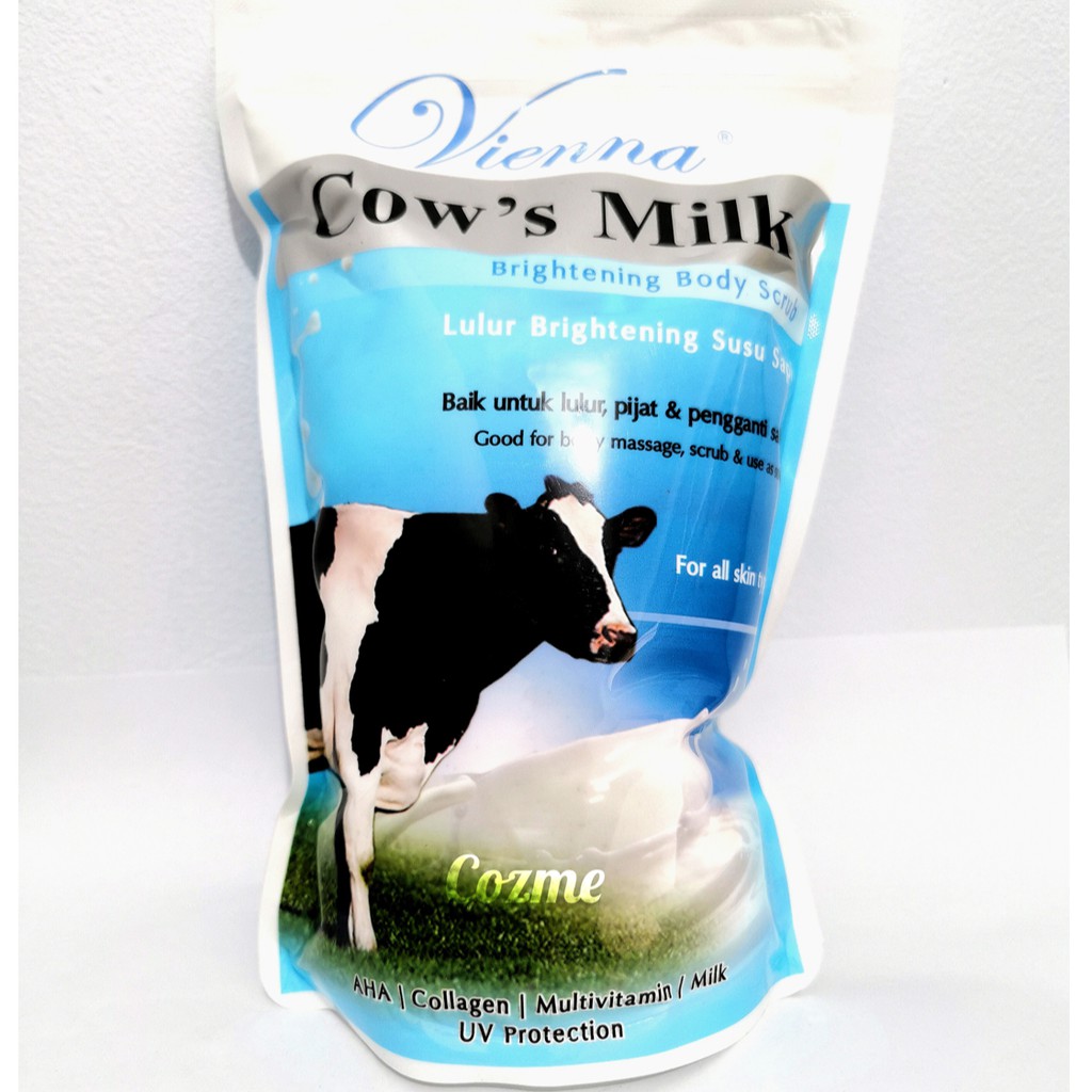 Lulur Brightening  Body Scrub Cows Milk 1kg||LULUR Spa Badan||VIENA BODY SCRUB||LULUR BADAN VIENA