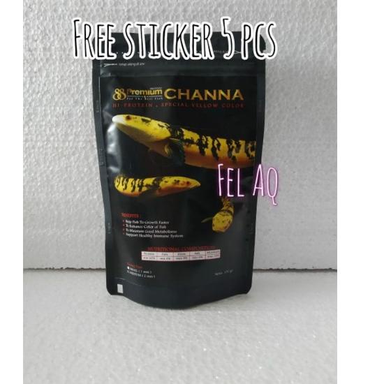 ACR Pelet Pakan Premium Yellow Channa 100g Ikan Chana Cana Kuning Maru YS Pellet⋆ (Seller)Big sale ➫