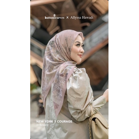 Buttonscarves x Allyssahawadi New York 3 Courage Allyssa hawadi Bowery, east village, financial dist