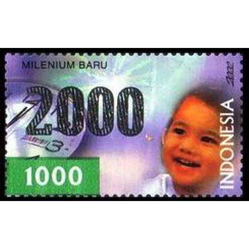 

Perangko Filateli 12131 Indonesia MNH 1v 01.01.2000 Celebrate The New Milenium - 1810
