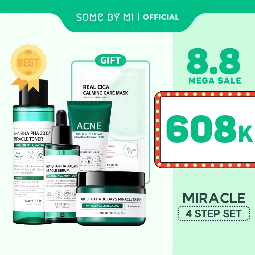 SOME BY MI Aha Bha Pha 30 Days Miracle Acne 4 Set