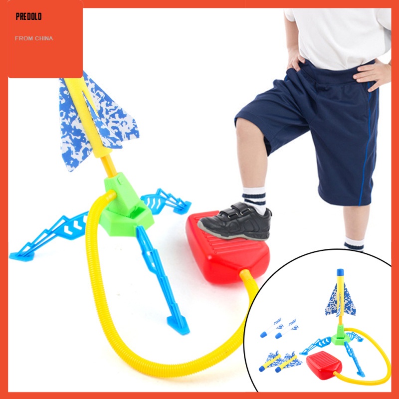 [In Stock] Rocket Launcher Outdoor Jump Air Powered Outdoor Rocket for Outdoor Kids Single