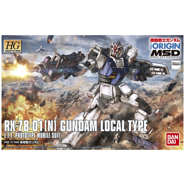 HG 1/144 RX-78-01 N Gundam Local Type The Origin MSD Bandai