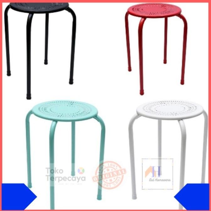 Kursi Cafe Bulat Full Besi/Bangku Minimalis Cafe/Kursi/Kursi Cafe