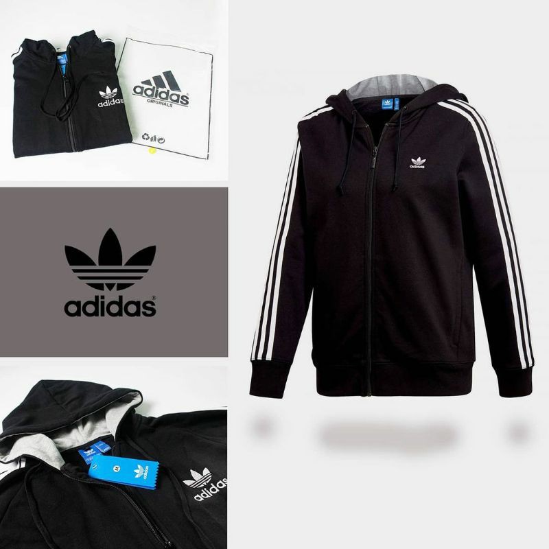jaket hoodie adidas ori