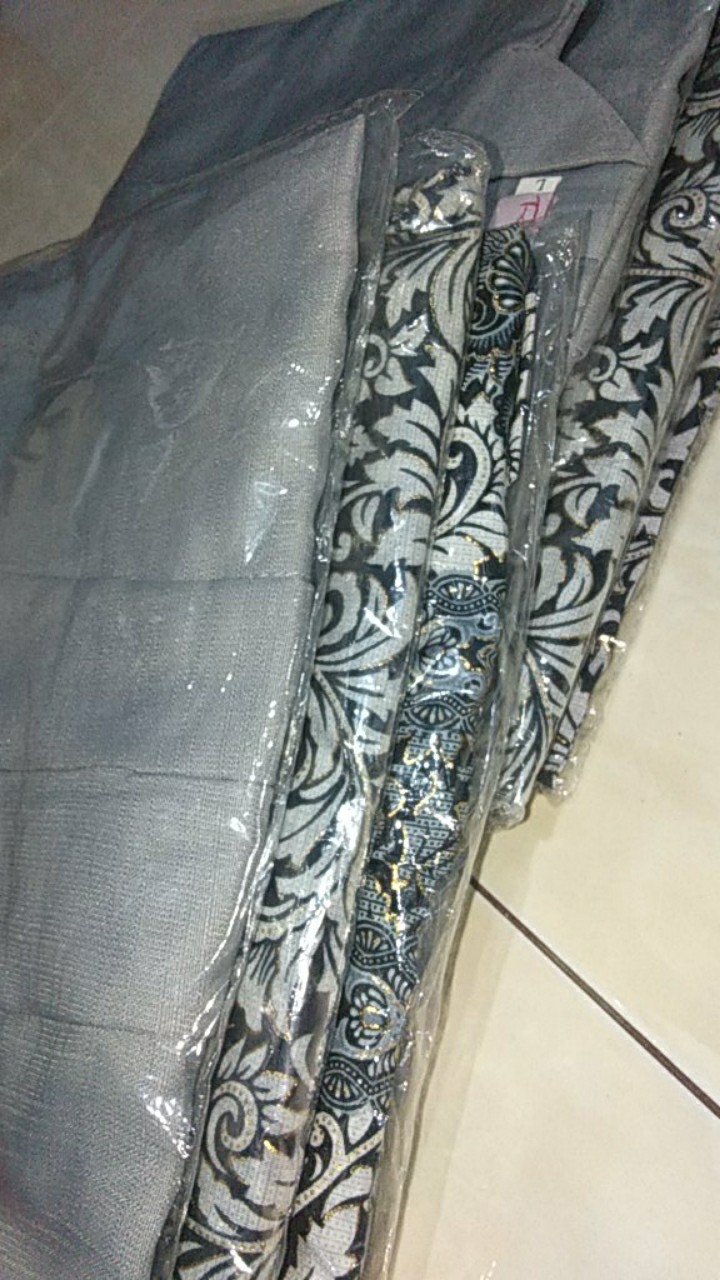 Lembayung.id / Kemeja Batik Lengan Panjang Keong Silver