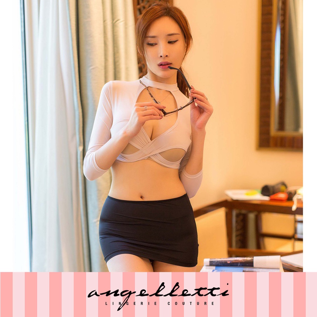 ANGELLETTI Lingerie Costume Cosplay Secretary