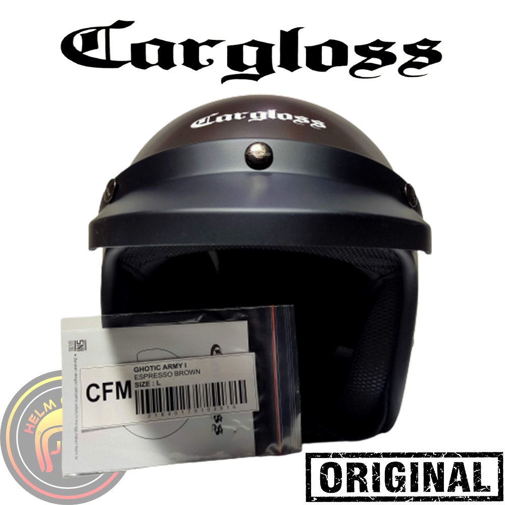 HELM CARGLOSS  ORIGINAL 100% TANPA KACA MURAH WARNA LENGKAP (COD)