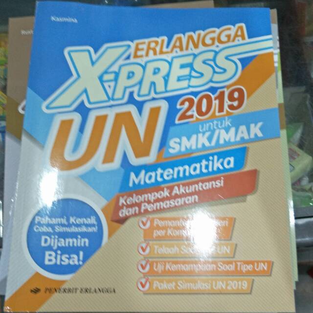 Promo BUKU ERLANGGA X-PRESS UN 2019 SMK / MAK MATEMATIKA MTK