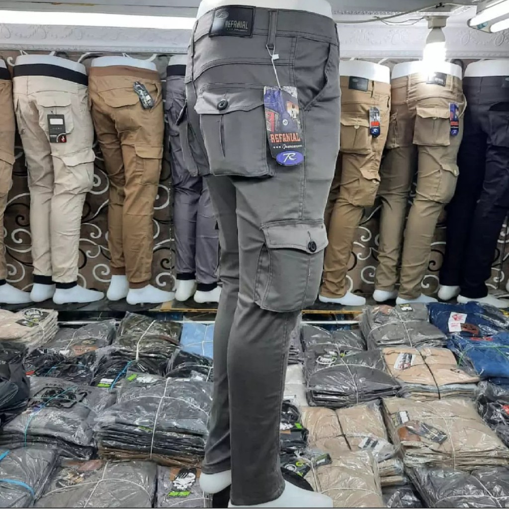 CELANA CARGO PANJANG PRIA CELANA GUNUNG PANJANG CELANA PDL PANJANG CELANA BANYAK KANTONG PRIA