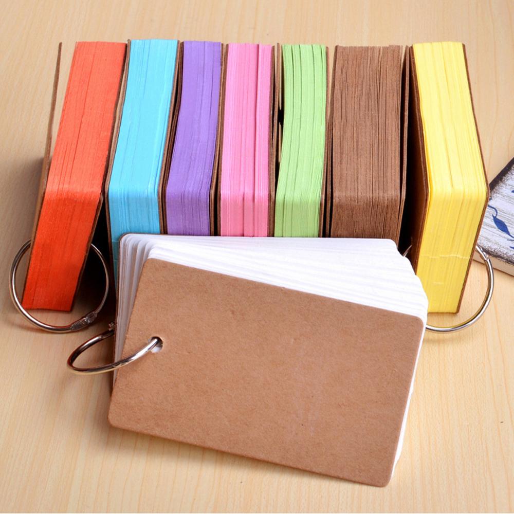 Agustina Blank Card Mini Buatan Sendiri Scrapbooking Buckle Binder Colorful Memo Pad