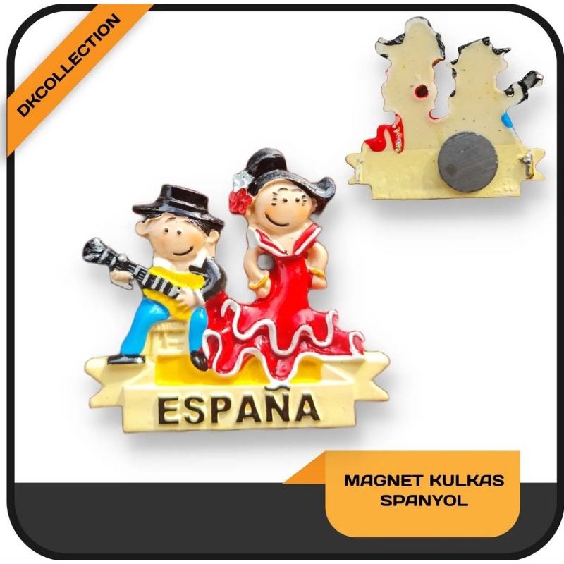 Magnet Espana magnet Spain magnet kulkas Espana Souvenir spanyol tempelan kulkas Espana merchandise