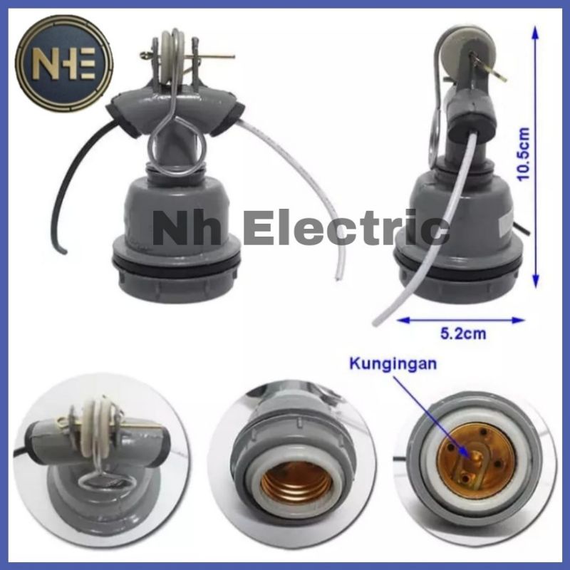 Fitting Wd E27 - Fitting Lampu Wd E27 - Fitting Gantung Jalan E27