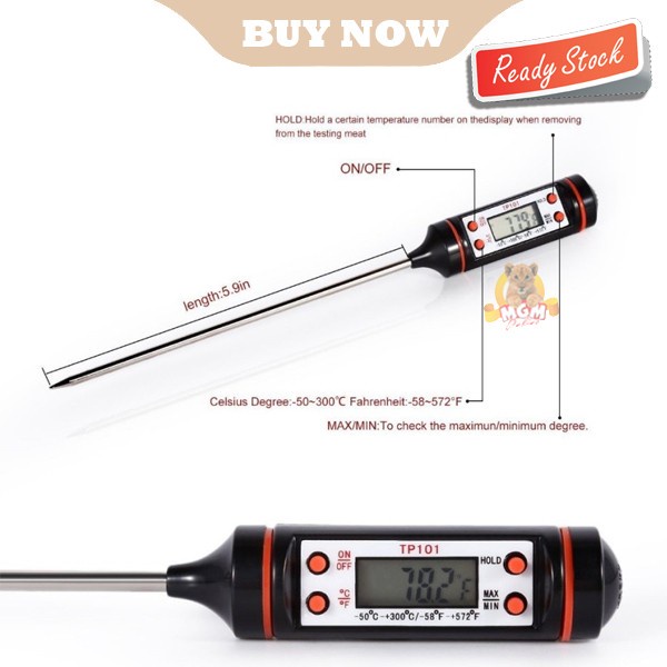 Termometer Digital Masak daging minuman Digital Cooking Thermometer