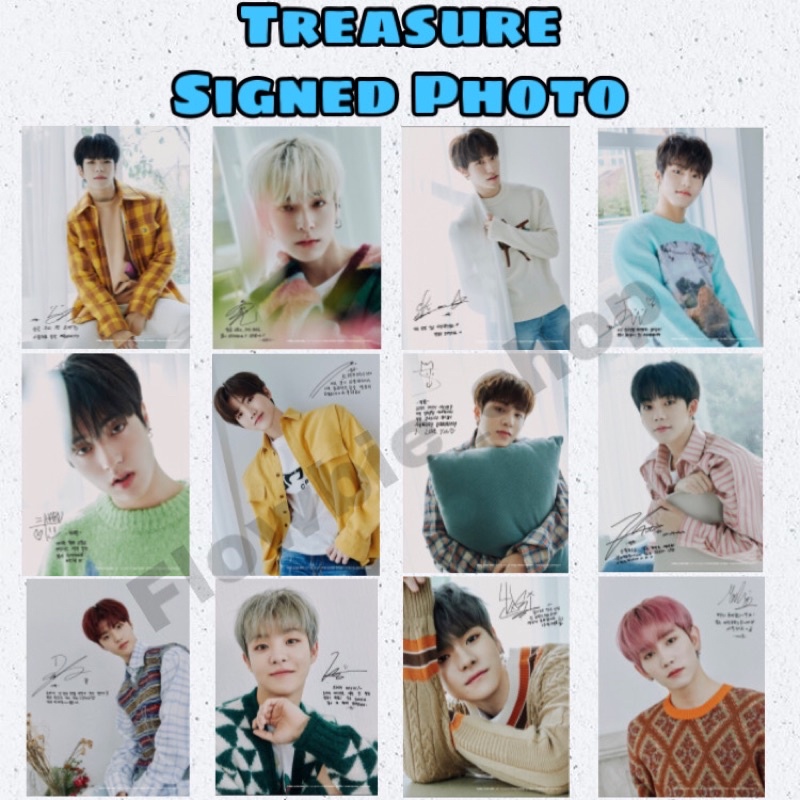 TREASURE SIGNED PHOTO (fanmerch)