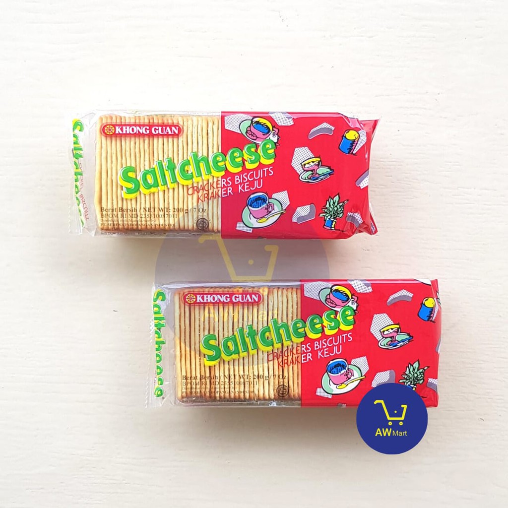 BISKUIT SALTCHEESE KHONG GUAN 200 GRAM - ORIGINAL &amp; SWEET SPICY