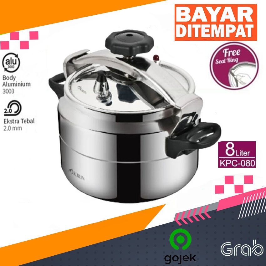 Kirin Panci Presto 8 Liter KPC-080 Panci Presto Kirin 080 Liter