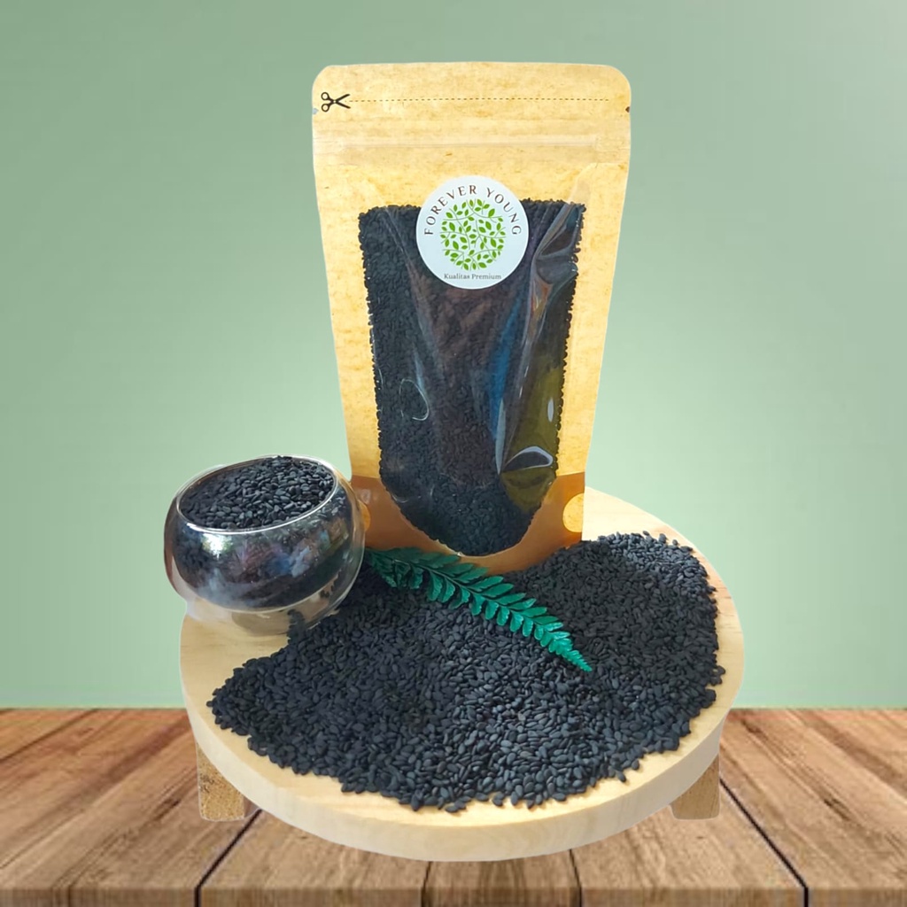 

(Healthy Food) Natural Black Sesame Wijen Hitam Organik Premium // murah