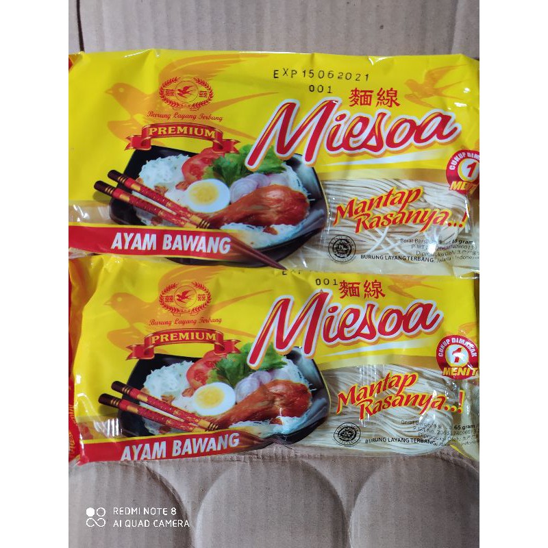 

Mie Soa Ayam Bawang ada bumbunya exp bln 9 2021