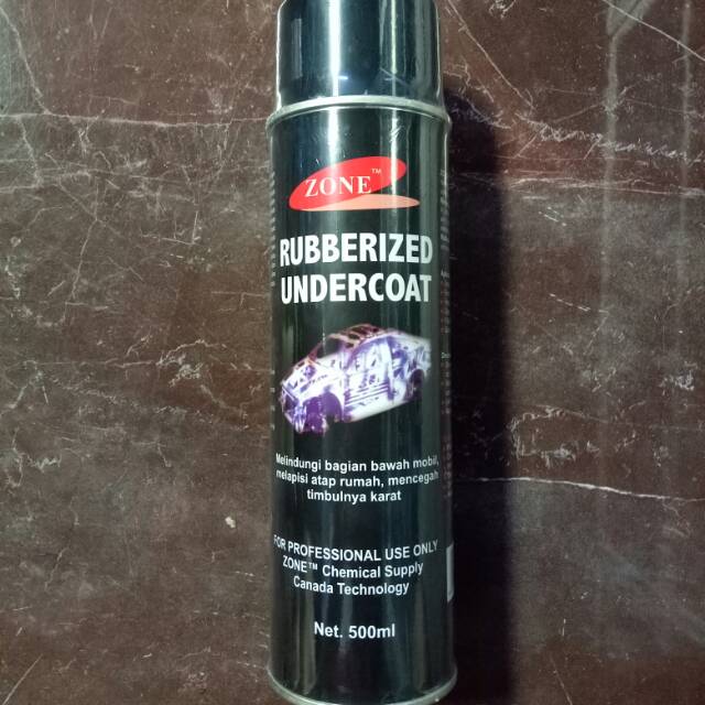 Cat anti karat / ruberrized undercoat / flinkote / plingkut zone