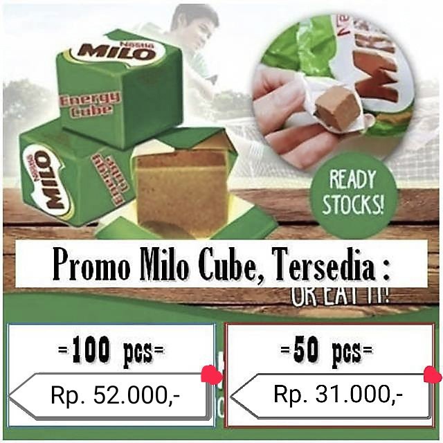 

Free Ongkir NESTLE MILO CUBE ISI 100 PCS Eksklusif